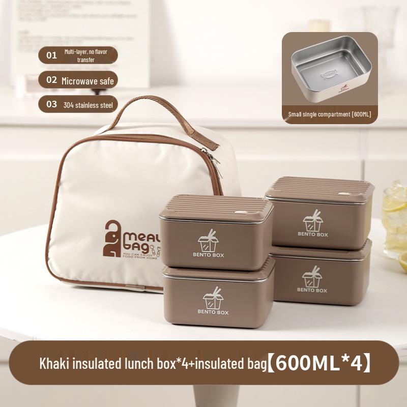 Large Capacity Microwaveable Stainless Steel Bento Lunch Box with Free Shipping