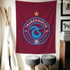 Trabzonspor logo Wall Hanging Printed Fabric Blanket Decorative Tapestries for Bedroom Living Room Home Decor