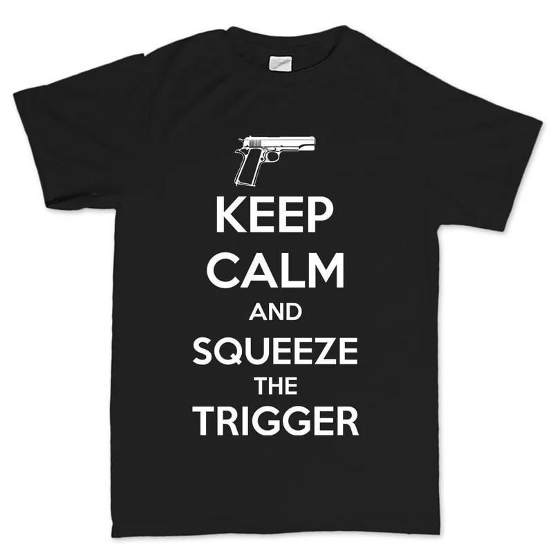 Gun Cotton TShirt Casual Athletic Style Unisex Black Fitness Muscle Graphic Tee S