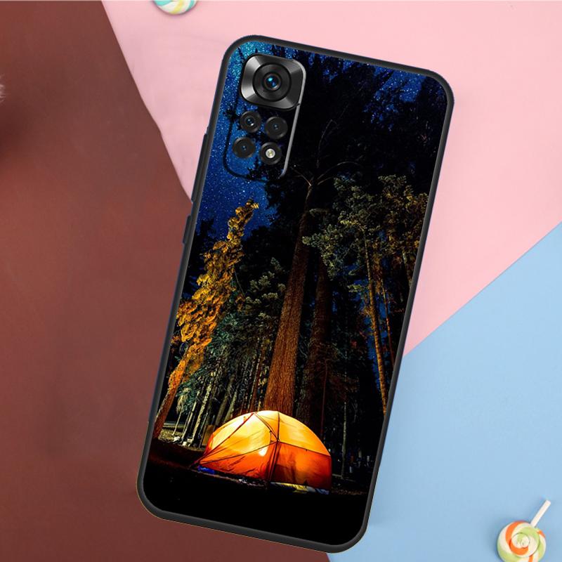 Camping Nature Mountain Cover For Xiaomi Redmi Note 13 14 Pro 12 11 9 10 9S 10S 11S 12S Redmi 14C 10C 12C 13C Case