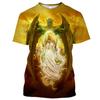 New Men's T-shirt 3D Print Body Art Men's Clothing Tees O Neck Oversized Casual Short Sleeve Shirt Cool Hip Hop Streetwear