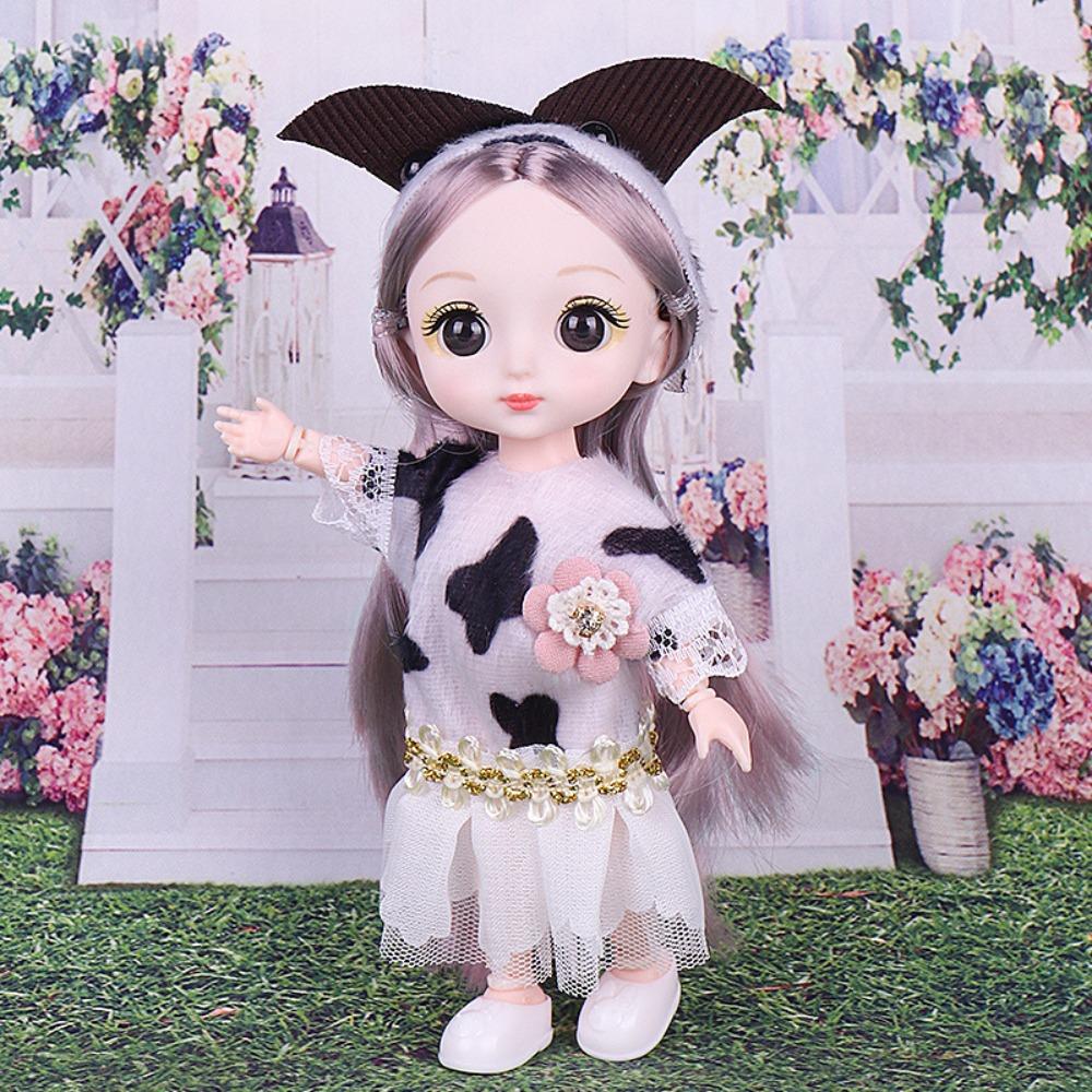 

13 подвижных суставов Милая кукла BJD с одеждой 1/12 BJD Подвижные суставы Мини-кукла для девочки Детские игрушки style G
