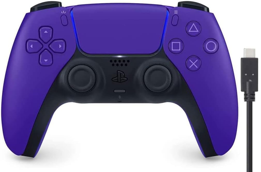 Bezdrátový ovladač DualSense Galactic Purple nabíjecí kabel ovladače pro PS5 3m [Originální produkt] (CFI-ZCT1J04)