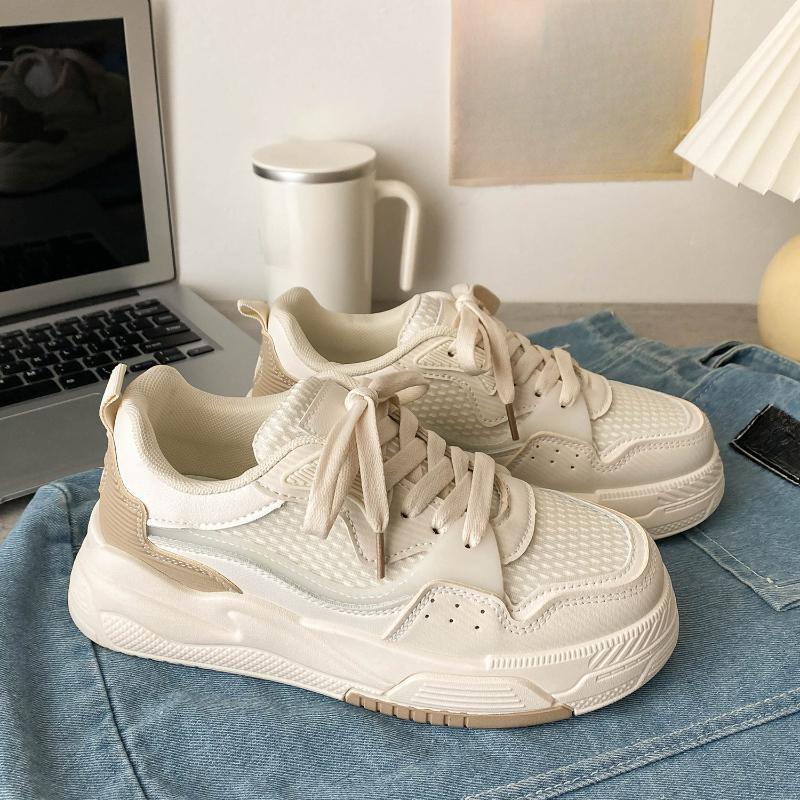 White Platform Shoes for Women Spring and Autumn Outdoor Sports Casual Sneakers Breathable Womens Shoes New Footwear Mujer