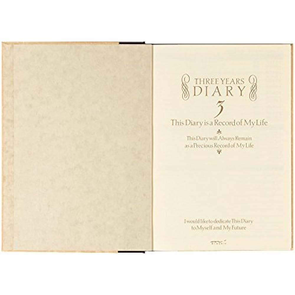 Midori Diary 3 years Western style 12106001