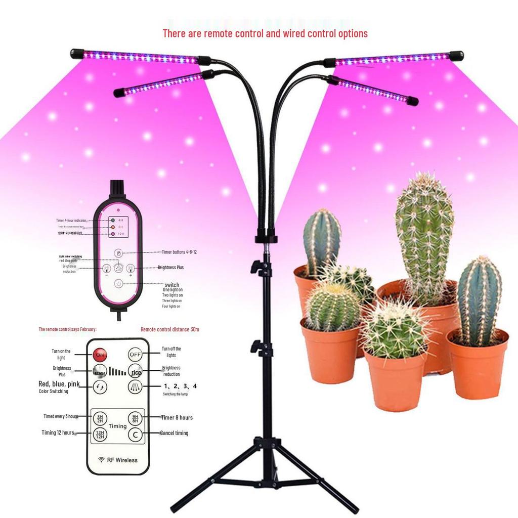 Tripod LED Grow Light with USB Timer & Remote Control