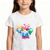 Maglietta per Bambini Gioco Fall Guys 100% Cotone T-shirt Stampa Grafica Cartoni Animati Top Casual Bambini Unisex Girocollo Manica Corta Estate