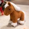 Little Pony Plush Toy Adorable Foal Stuffed Animal Doll Soft Realistic Horse Plushie Christmas Birthday Gifts for Children Friends Family