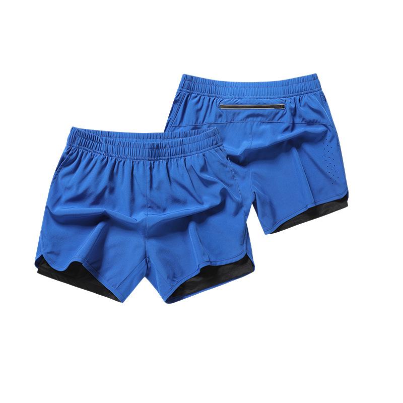 Men's Quick-Dry Double-Layer Running Shorts