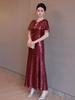 2026 Elegant Off-Shoulder Mermaid Wedding Dress for Mothers
