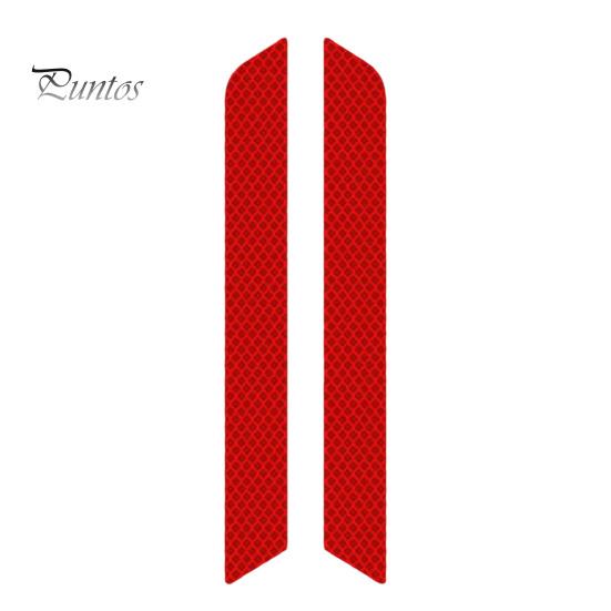 Car Sticker 1 Pair Reflective Strip Self-adhesive Strong Reflection Wear-resistant High Brightness Auto Accessories Scratch Resistant Warning