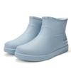 Hot-selling low-tube rain shoes women's fashion water shoes new non-slip rain boots adult warm water boots rubber shoes