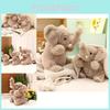 Elephant Realistic Plush Toy Cute Stuffed Animal Companion Ideal For Children Decoration And
