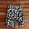 Women's Halloween Sweater, Bohemian Vintage Pattern Print Long Sleeve Knit Pullover
