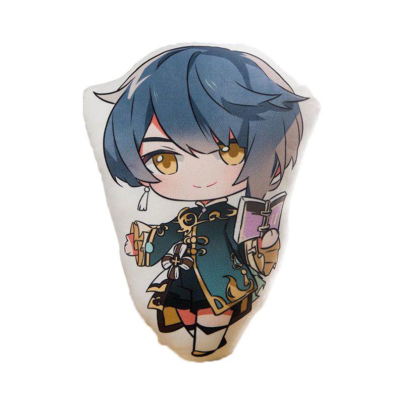 Genshin Plush Impact Toy Pillow Stuffed Zhongli Hutao Venti Xiao Klee Paimon