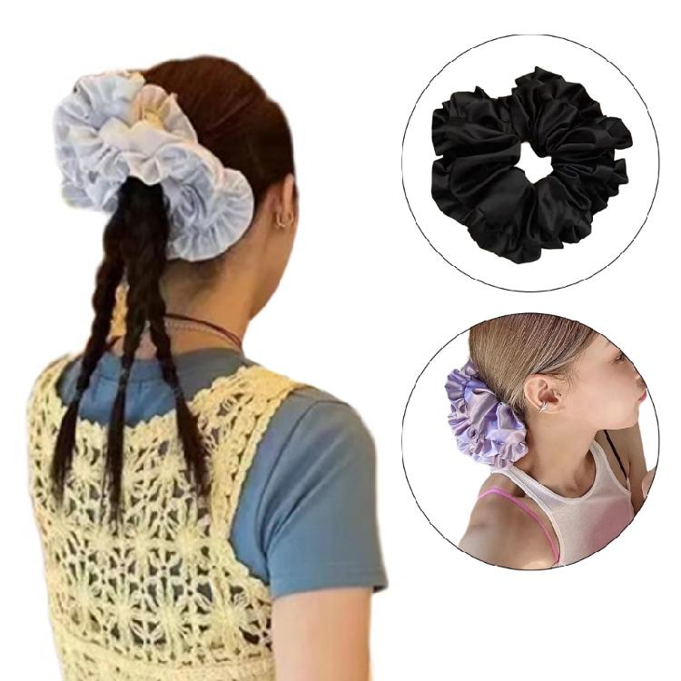 Wygodna Gumka do Włosów Duża Elastyczna Opaska do Włosów dla Kobiet Modne Akcesoria do Włosów Codzienne Włosy na Imprezę