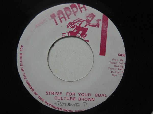 

7inch Record CULTURE BROWN & FRANKIE PAUL - Strive For Your Goal NONE Tappa Records Japan Reggae, Ska & Dub Used