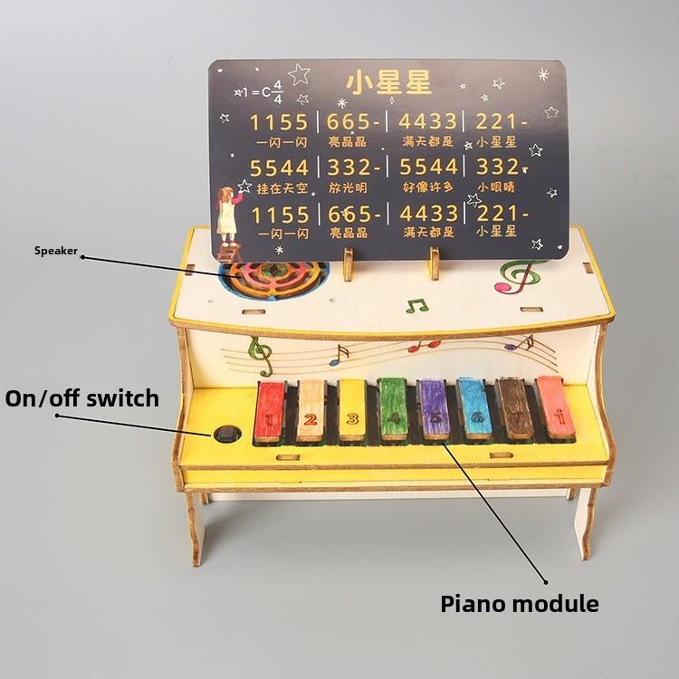 Diy Tech Craft Electronic Piano For Kids Science Education Toy