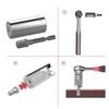 Universal Socket Wrench Head Set Sleeve Gadget 7-19mm Power Drill Adapter Spanner Key Nut Magic Grip Multi Hand Tools Multitool
