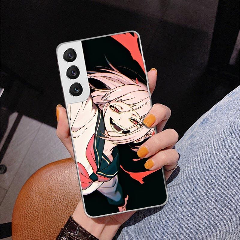 Himiko Toga Waifu Anime Phnoe Case for Samsung Galaxy S26 S25 Edge S23 S24 Ultra S22 Plus S21 S20 FE Unique Cover Soft Coque Gal