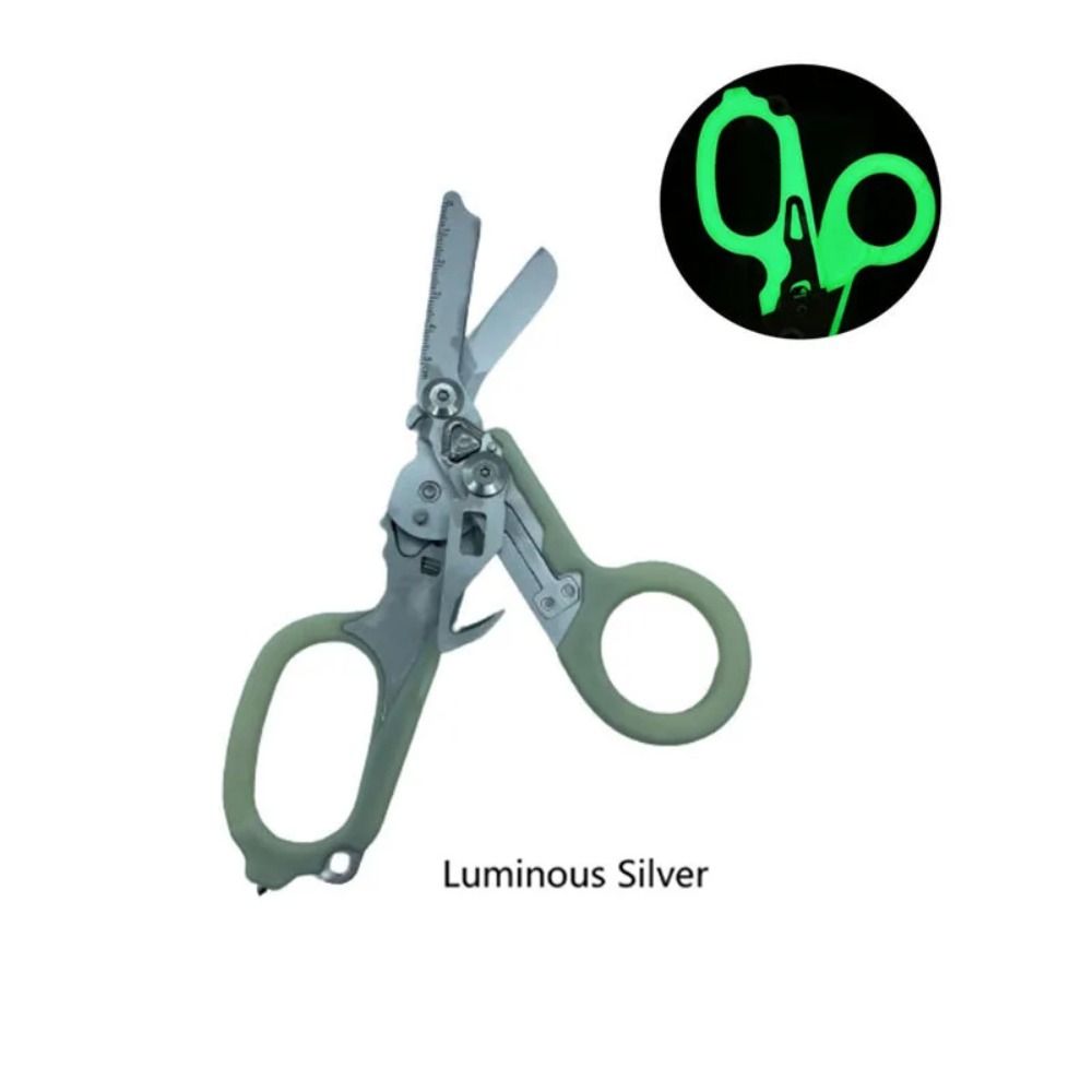 Raptors Emergency Response Shears Fluorescence Folding Pliers Folding Scissors  Multitool