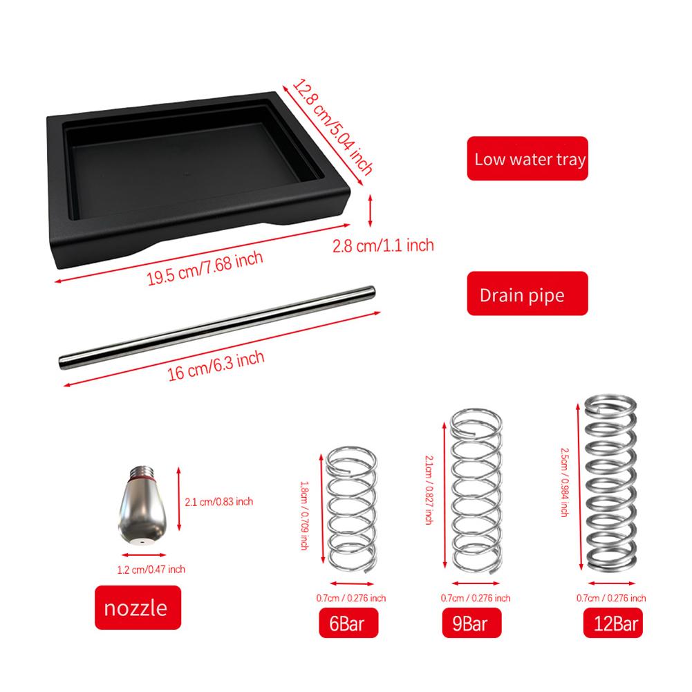 Coffee Preparation Stainless Steel Tube Easy To Install Drip Tray Kit Stainless Steel Tube Space Efficient Tray