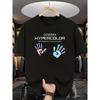 T-shirt Generra da Uomo Hypercolor con Grafica Reattiva a Mano Blu Neon - Maglietta Casual Girocollo Pesante da 200 g/m², Vestibilità Comoda per Tutte le Stagioni,