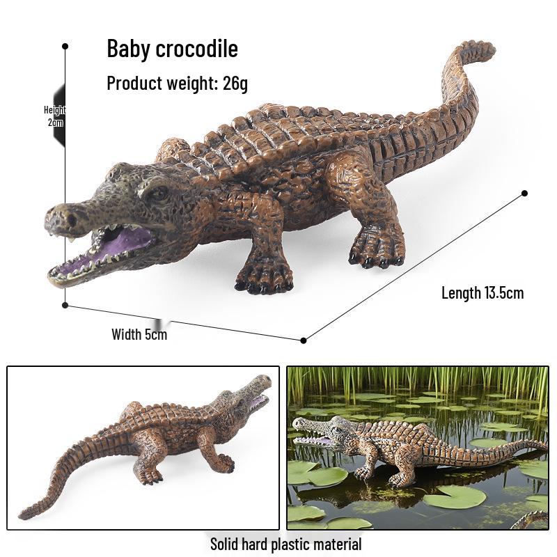 Wildlife Simulation Model: Tiger, Lion, Panda, Elephant, Rhinoceros, Kangaroo, Leopard, Horse, Sheep Toy Set