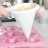 Kitchen DIY Hand-held Chocolate Icing Cream Funnel Cup Plastic Batter Dispenser