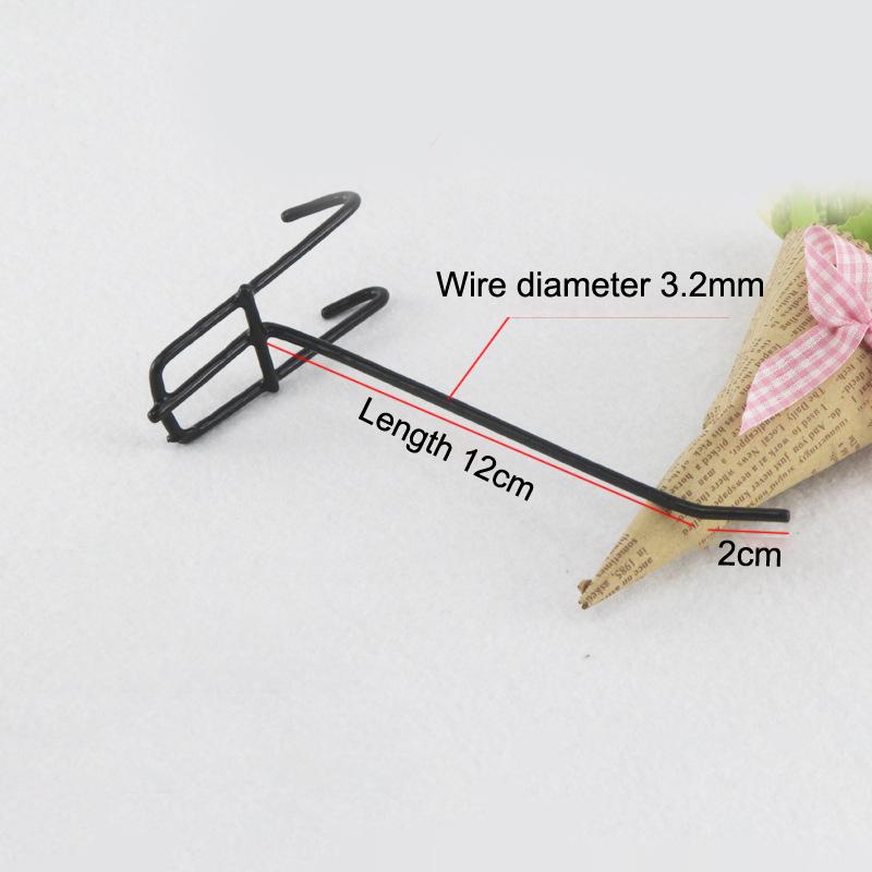 10 Stück Metallgitterpaneelaufhänger Wiederverwendbarer Supermarktaufhänger Universelle Einzelhandelsgeschäft Gitterpaneelhaken Mantel Tasche Aufhänger Haken Wandhaken