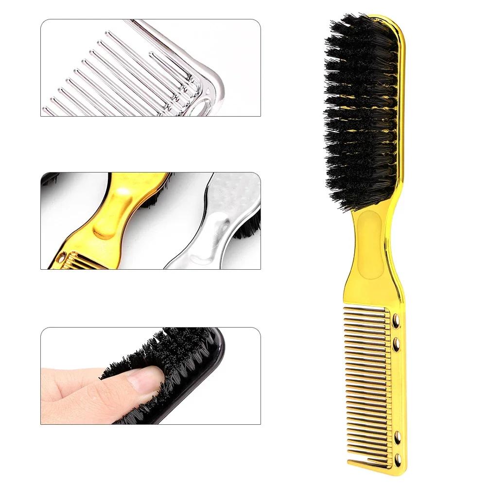 Multi functional men's beard beauty styling brush, nylon hairstyle brush, cleaning brush, suitable for hair and beard