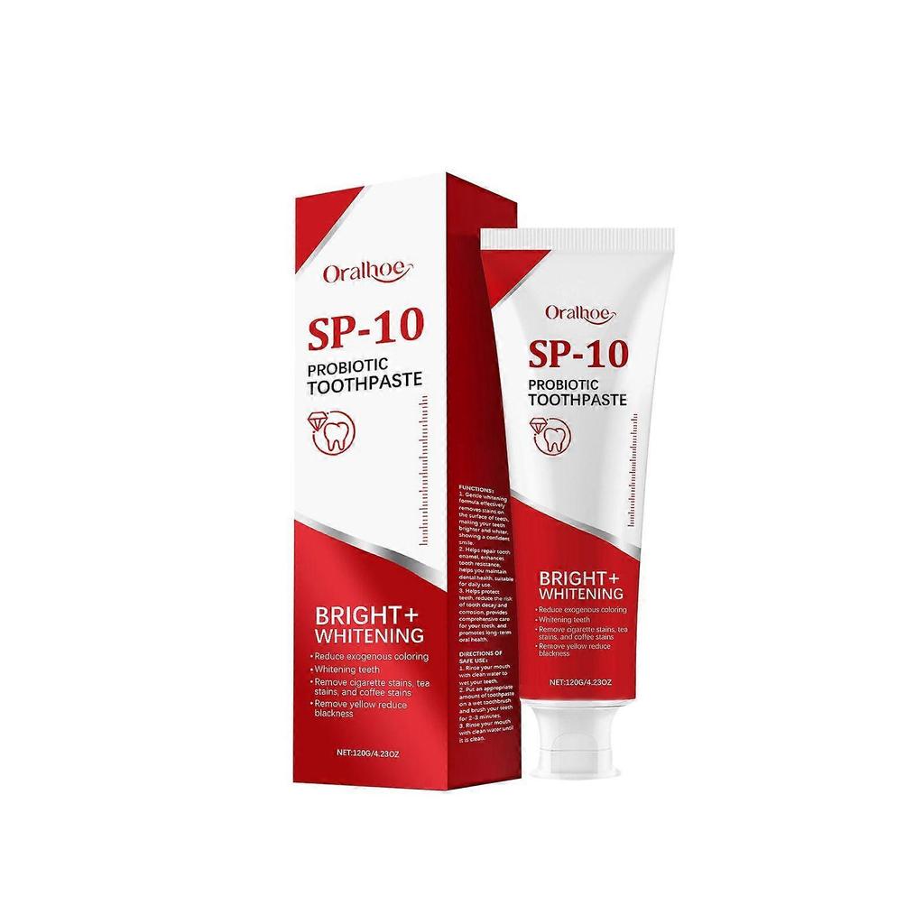 Probiotic Toothpaste Protects Gums, Cleans Teeth, Freshens Breath, and Provides