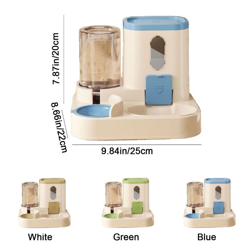 Dry Wet Separation Automatic Cat Water Feeder Integrated Cat Dog Food Bowl  for Water Feeding