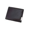 Wallet - ALASSIO - Italian Format - Leather - Black - 4 Card Compartments