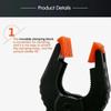 2"/3"/3.5"/4"/6" Hard Plastic Spring Clip Woodworking DIY Model Making Bonding Grip 2'' Toggle Spring Clamp