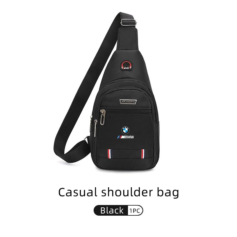 BAAW1 Car Sticker For BMW Car Men Chest Bag Crossbody Shoulder Purse Coin Wallet Accessories For BMW E46 E90 E60 F10 E39 F30 E36 F20 E