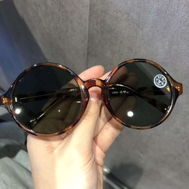 Elegant Retro Crystal Round Sunglasses for Men - Classy, Eye-Protective, and Ideal for Middle-Aged and Seniors