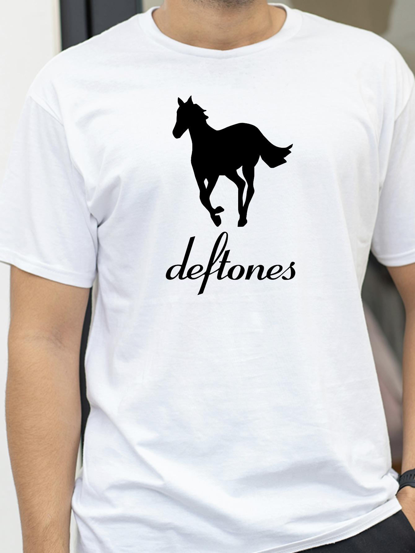 

Deftones Rock Band Printed Tshirt Women Men Streetwear Short Sleeve Top Summer Vintage Retro Casual Loose ONeck Tshirt - Men ... S разноцветный