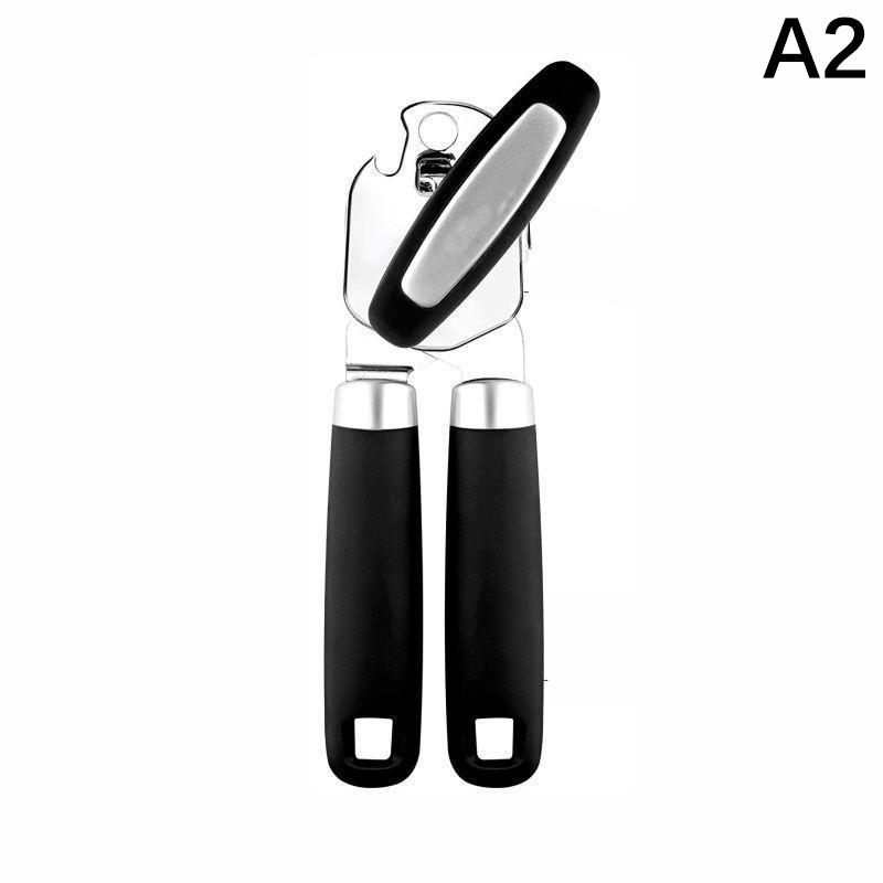 

Сверхпрочный консервный нож, открывалки для бутылок, нержавеющий, большой, ручной, с легкой поворотной ручкой, многофункциональный кухонный инструмент из нержавеющей стали