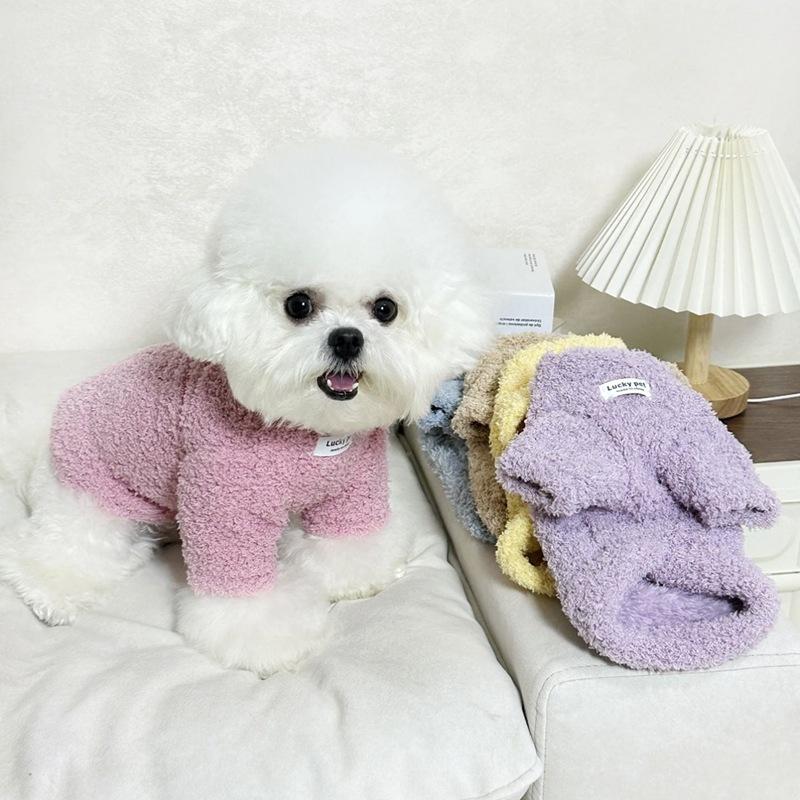 Herbst Haustier Fleece Teddy Bichon Kleiner Hund Katze Yorkshire Pomeranian Pudel Hundekleidung Herbst