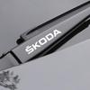 4Pcs Car Door Handle Stickers Tire Rear View Mirror Decals For Skoda Octavia Superb Rapid Kodiaq Karoq Fabia Kamiq Roomster Citigo