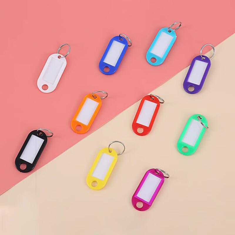 Plastic Key Tags with ID Labels