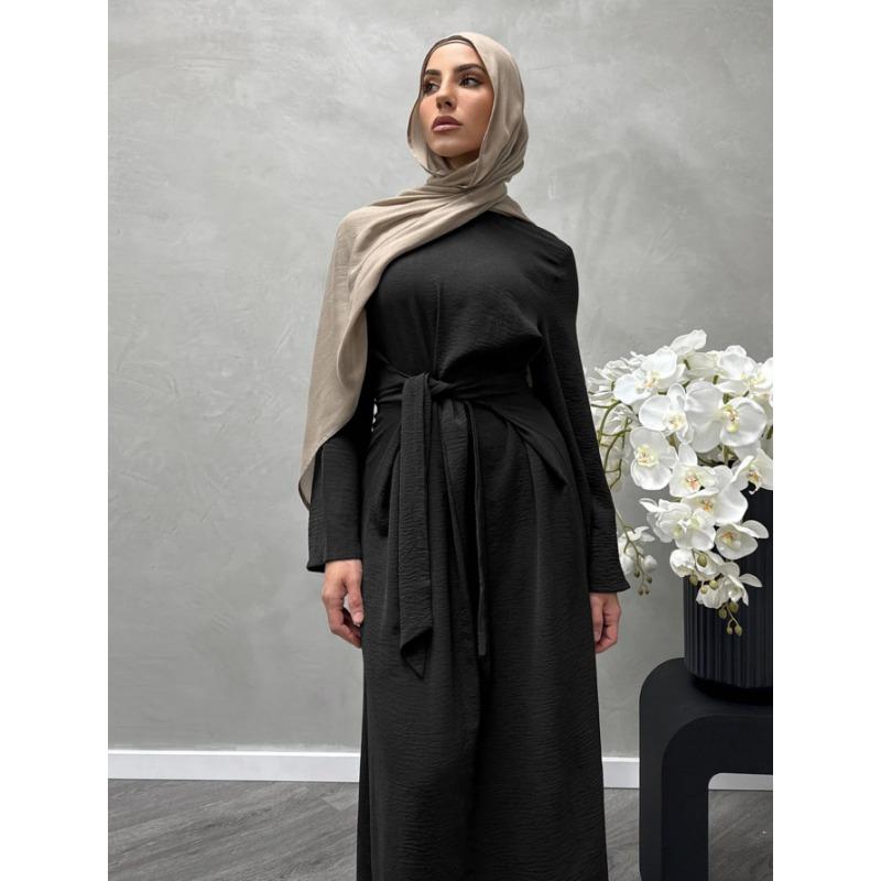 

Элегантное платье на шнуровке для женщин XXL чёрный