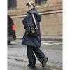 Women's Detachable Hooded Long Duck Down Jacket