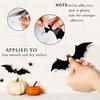 TDHDIKE Halloween Decorations Bats Wall Decor Halloween Party Decorations Indoor Outdoor Decor Supplies, 64 Pcs Reble PVC 3D Black Bats Stickers for