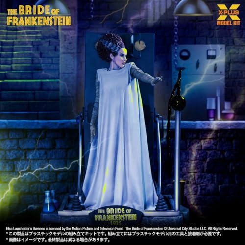 X-Plus Bride of Frankenstein 1/8 Scale Unpainted Plastic Model Kit