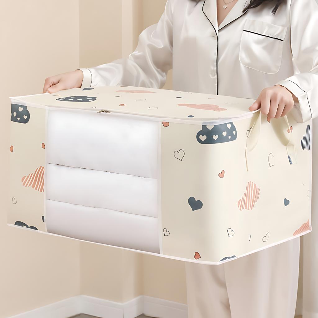 1-5PCS Quilt Clothes Organizer Multifunctional Moisture and Dust Proof Organizer Large Capacity Clothes Storage Boxes
