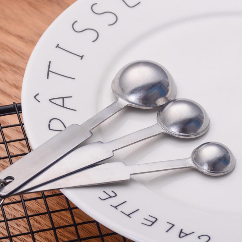 Steel Stylish Stainless Measuring Spoons Set For Baking Cooking And Easy Ingredient Measurement