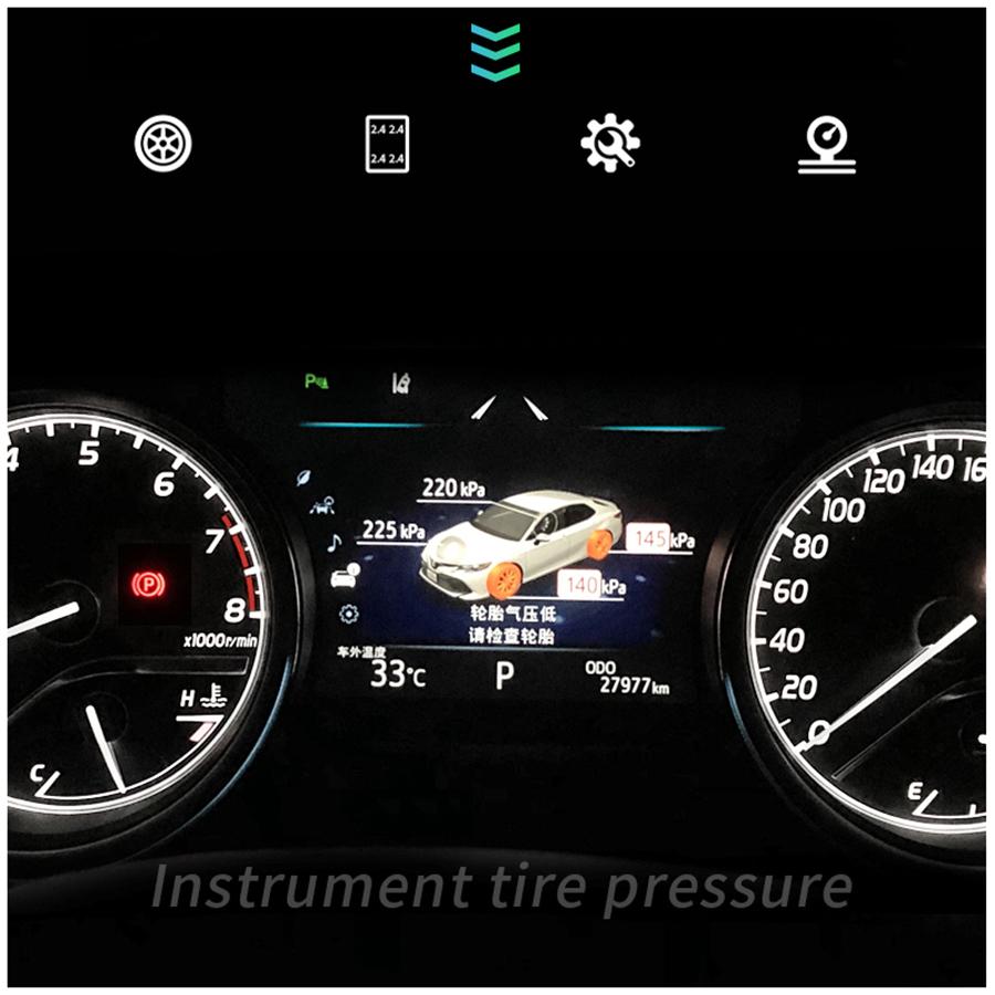Car Security TPMS Tire Pressure Digital LCD Display For 2018-2021 Toyota Avalon