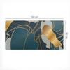 Anti-slip Office Desk Pad Elegant Leaves 100x50 Cm
